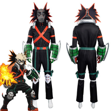 Anime My Hero Academia S5 Bakugou Katsuki Cosplay Disfraz Navidad Halloween Carnaval Fiesta Traje